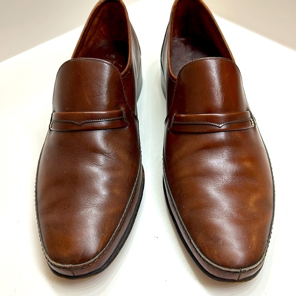 “Continentals” by Bally of Switzerland, size 9 M, medium brown slip-on loafers main image 4